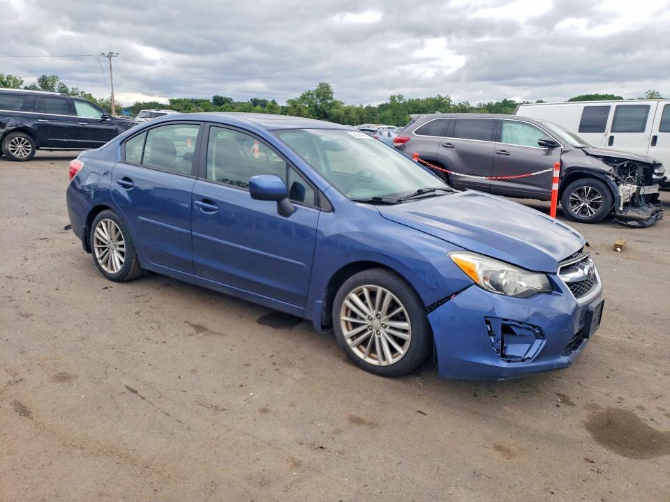 2012 Subaru Impreza VIN JF1GJAF61CH020329 COPART salvage auction — FRONT END, Ct - Cert Of Title-Salvage, sold $475 on 2026-07-24 (photo 4)