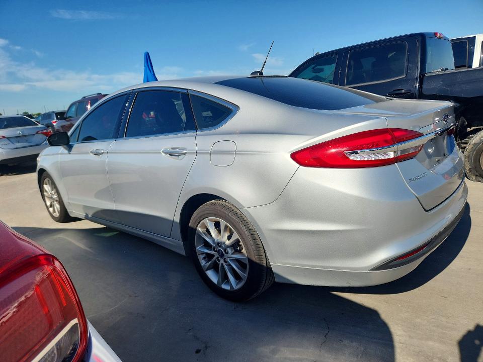 2017 Ford Fusion VIN 3FA6P0HDXHR351318 COPART salvage auction — UNDERCARRIAGE, Tx - Salvage Vehicle Title, sold $1,000 on 2026-07-02 (photo 2)