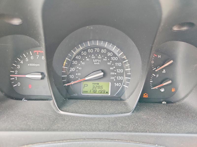 2009 Kia Spectra VIN KNAFE222695637817 COPART salvage auction — FRONT END, Nj - Cert Of Title-Salvage, sold $375 on 2026-07-07 (photo 9)