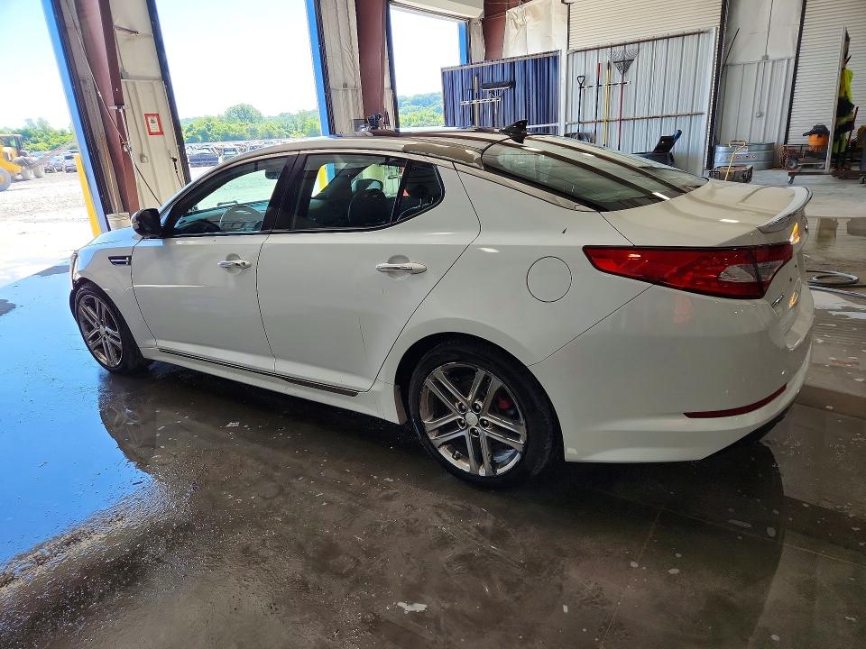 2013 Kia Optima VIN 5XXGR4A66DG235070 COPART salvage auction — FRONT END, Il - Salvage Certificate, sold $1,200 on 2026-07-13 (photo 2)