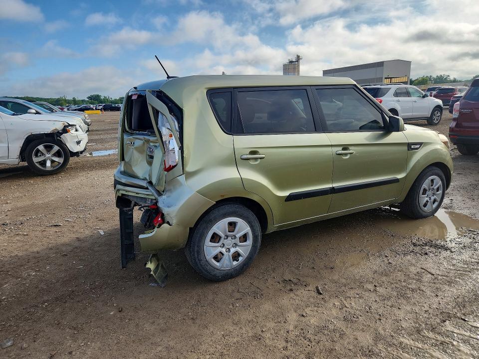 2012 Kia Soul VIN KNDJT2A56C7445078 COPART salvage auction — REAR END, Mo - Salvage Certificate Of Title, sold $550 on 2026-07-30 (photo 3)