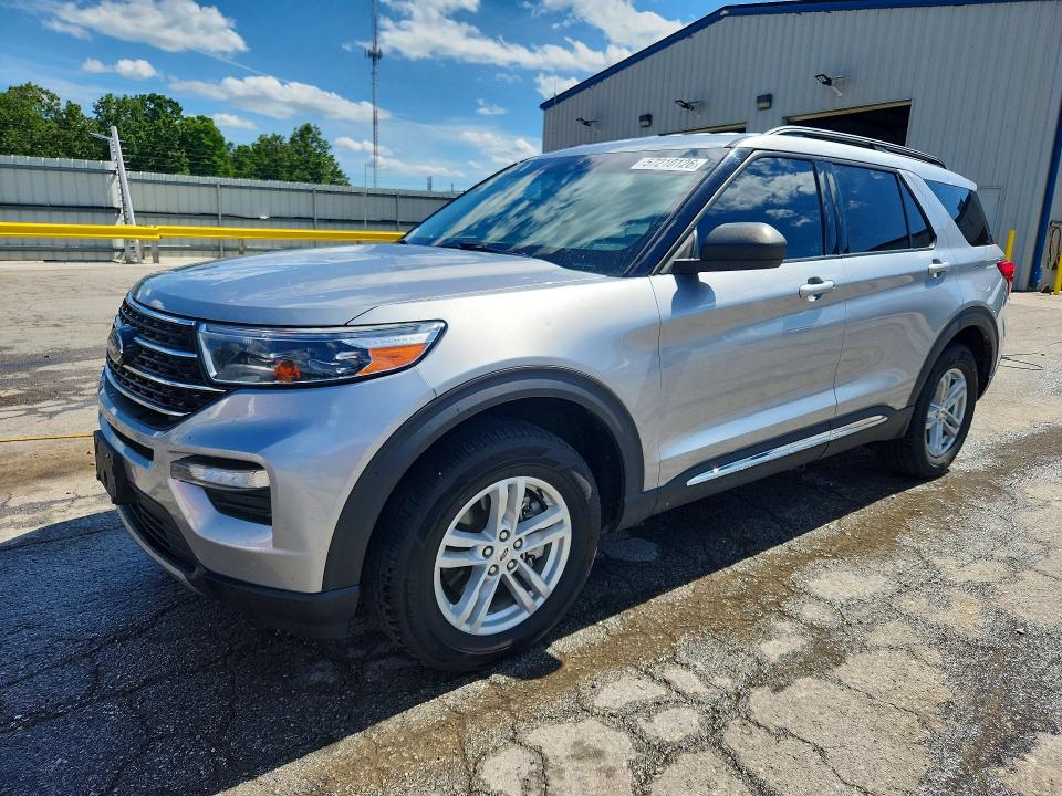 2021 Ford Explorer VIN 1FMSK8DH3MGB95697 — COPART salvage auction photo