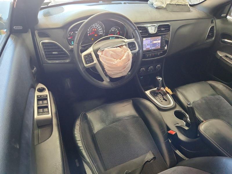 2013 Chrysler 200 VIN 1C3BCBGG0DN738330 COPART salvage auction — FRONT END, VA - CERT OF TITLE - SALVAGE, sold $325 on 2026-07-02 (photo 8)