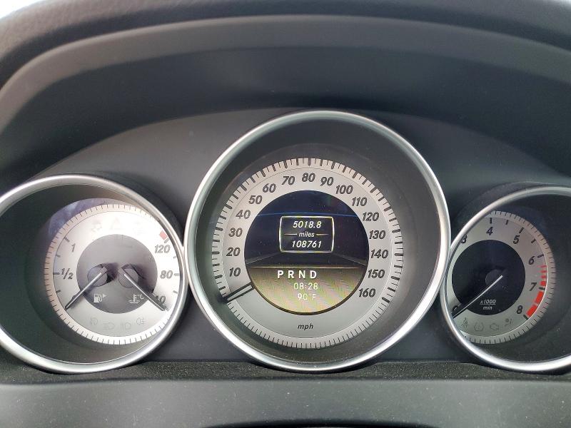 2012 Mercedes-benz C-klasse VIN WDDGJ4HB4CF855641 COPART salvage auction — FRONT END, Tx - Salvage Vehicle Title, sold $175 on 2026-07-23 (photo 9)