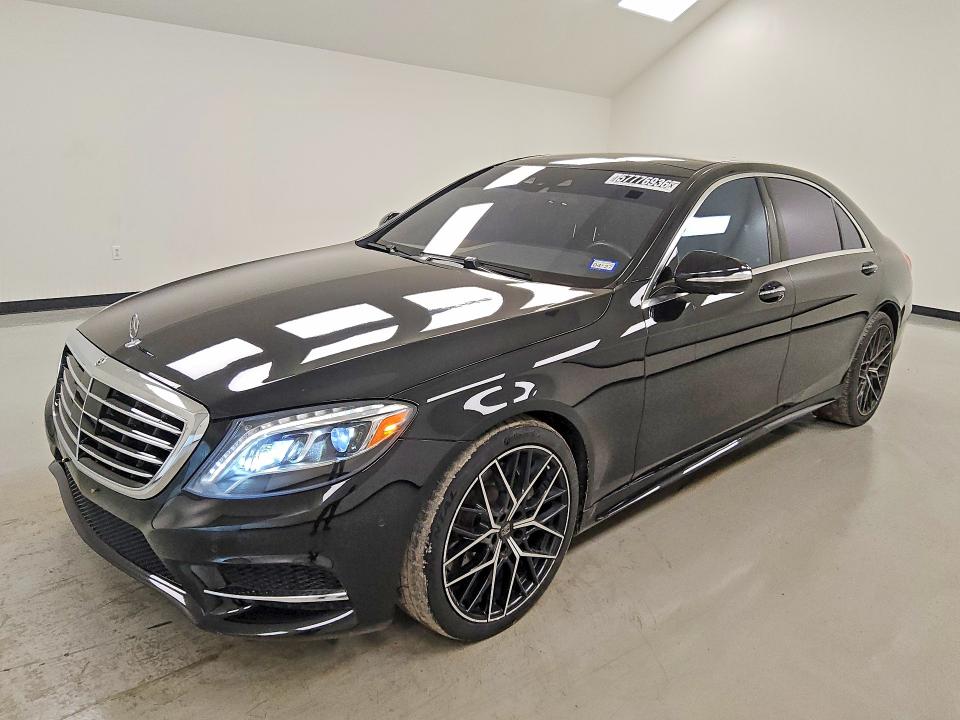 2017 Mercedes-benz S class VIN WDDUG8CB3HA313337 COPART salvage auction — MINOR DENT/SCRATCHES, TX - CERTIFICATE OF TITLE, sold $10,300 on 2026-07-21 (photo 1)