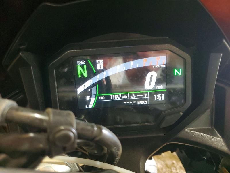 2023 Kawasaki Ex VIN ML5EXER16PDA84917 COPART salvage auction — FRONT END, Tx - Salvage Vehicle Title, sold $1,850 on 2026-07-30 (photo 7)