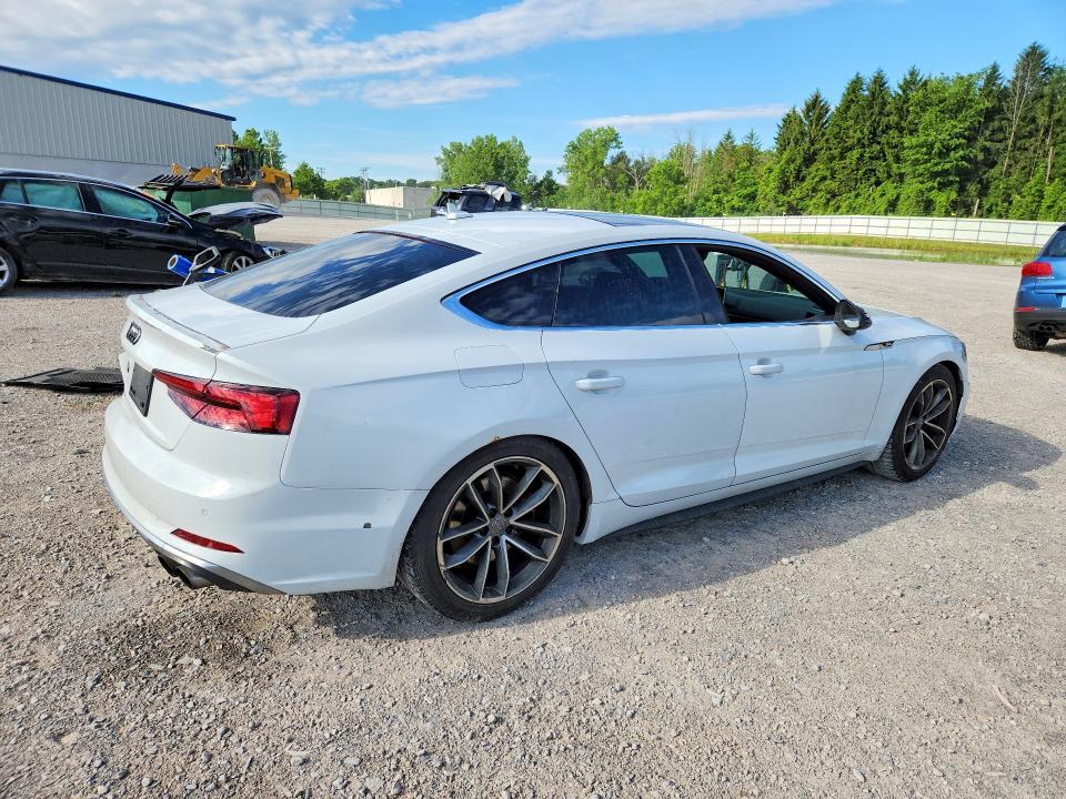 2018 Audi VIN WAUB4CF59JA135391 COPART salvage auction — REAR END, Ny - Mv-907A Salvage Certificate, sold $8,000 on 2026-07-13 (photo 3)
