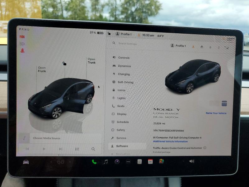 2024 Tesla Model y VIN 7SAYGDEEXRF014144 COPART salvage auction — REAR END, Wa - Bill Of Sale, sold $18,300 on 2026-07-13 (photo 9)
