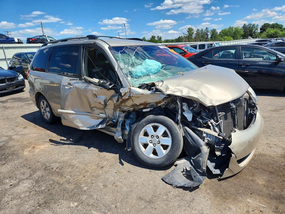2006 Toyota Sienna VIN 5TDZA23C46S506734 COPART salvage auction — FRONT END, PA - CERTIFICATE OF SALVAGE, sold $175 on 2026-07-21 (photo 4)