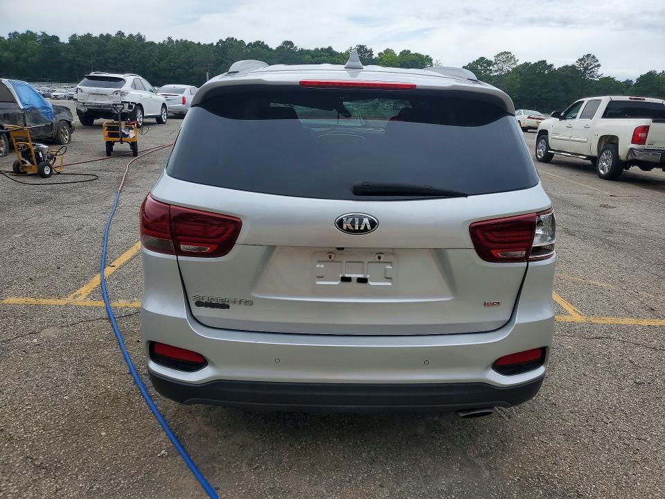 2019 Kia Sorento VIN 5XYPG4A39KG562227 COPART salvage auction — ROLLOVER, Al - Cert Of Title-Salvage Title, sold $800 on 2026-07-20 (photo 6)