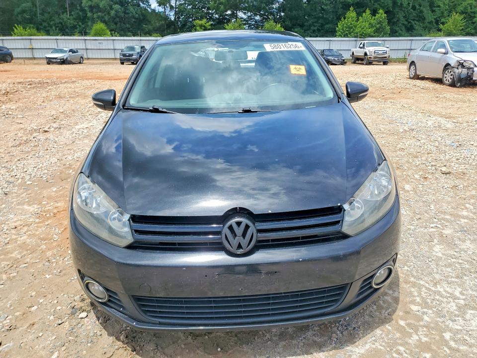 2013 Volkswagen Golf VIN WVWDM7AJ6DW124427 COPART salvage auction — REAR END, Nc - Salvage Certificate Of Title, sold $875 on 2026-07-27 (photo 5)