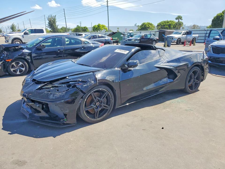 2023 Chevrolet Corvette stingray VIN 1G1YA2D4XP5131631 COPART salvage auction — FRONT END, FL - CERT OF TITLE SLVG REBUILDABLE, sold $23,900 on 2026-07-15 (photo 1)