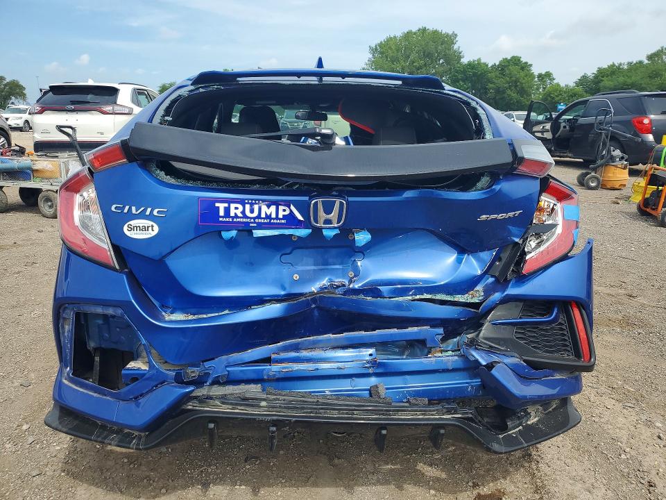 2020 Honda Civic VIN SHHFK7H42LU225304 COPART salvage auction — REAR END, Ia - Cert Of Title-Salvage Title, sold $4,450 on 2026-07-06 (photo 6)
