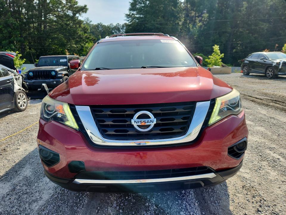 2017 Nissan Pathfinder VIN 5N1DR2MN7HC681949 COPART salvage auction — MINOR DENT/SCRATCHES, Ga - Certificate Of Title (P), sold $2,500 on 2026-07-28 (photo 5)