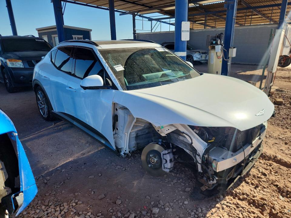 2023 Genesis Gv60 VIN KMUKCDTC1PU014065 COPART salvage auction — FRONT END, AZ - CERT OF TITLE - SALVAGE, sold $11,400 on 2026-08-20 (photo 4)