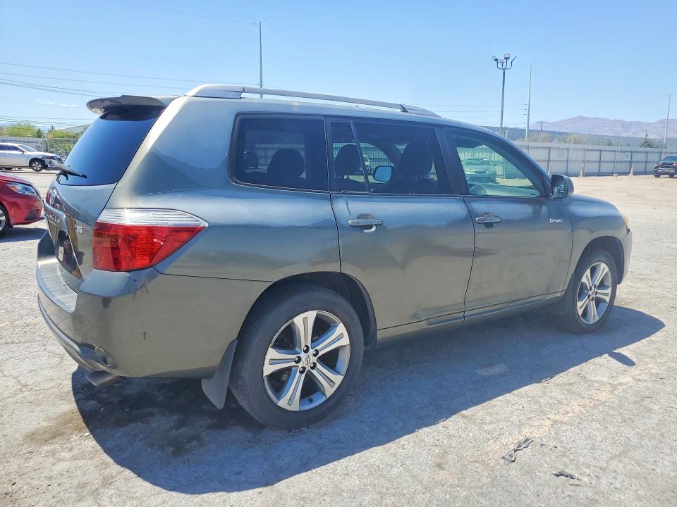2008 Toyota Highlander VIN JTEDS43A182001810 COPART salvage auction — FRONT END, Nv - Salvage Title, sold $650 on 2026-07-28 (photo 3)