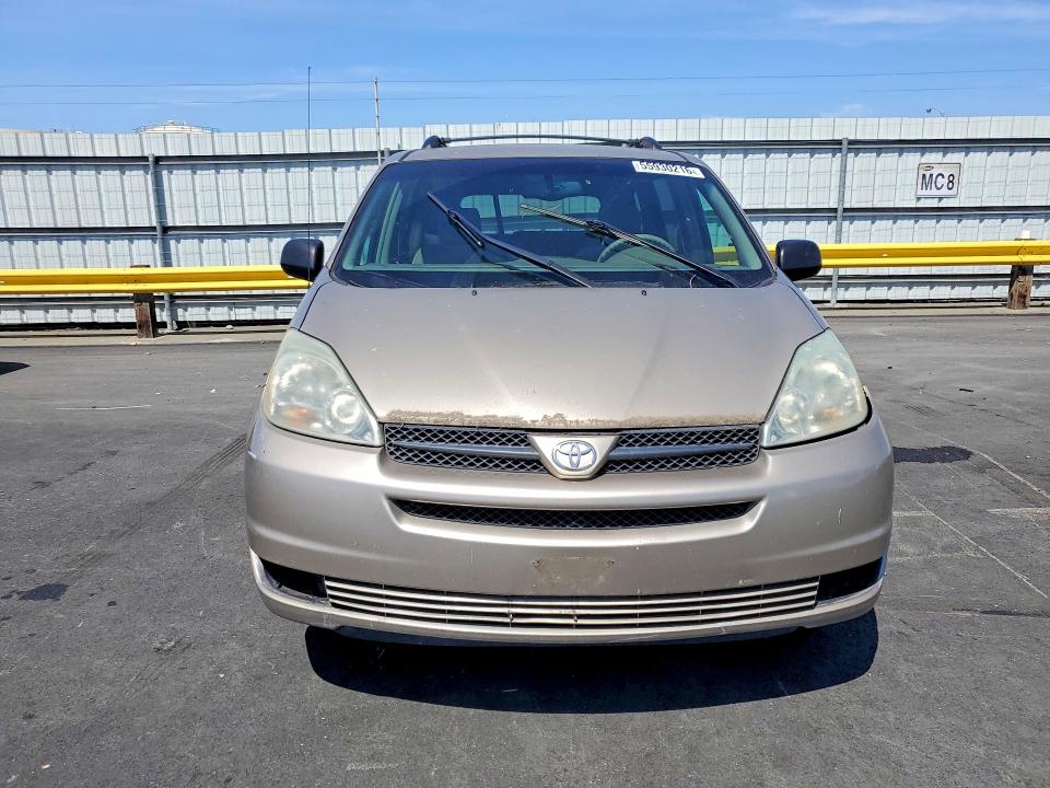 2004 Toyota Sienna VIN 5TDBA23C74S003844 COPART salvage auction — SIDE, Ca - Salvage Certificate, sold $475 on 2026-07-27 (photo 5)