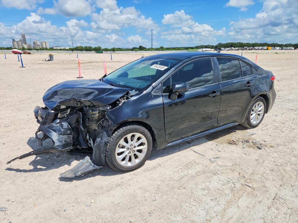 2020 Toyota Corolla VIN 5YFHPRAE9LP019024 COPART salvage auction — FRONT END, Tx - Salvage Vehicle Title, sold $1,100 on 2026-07-23 (photo 1)