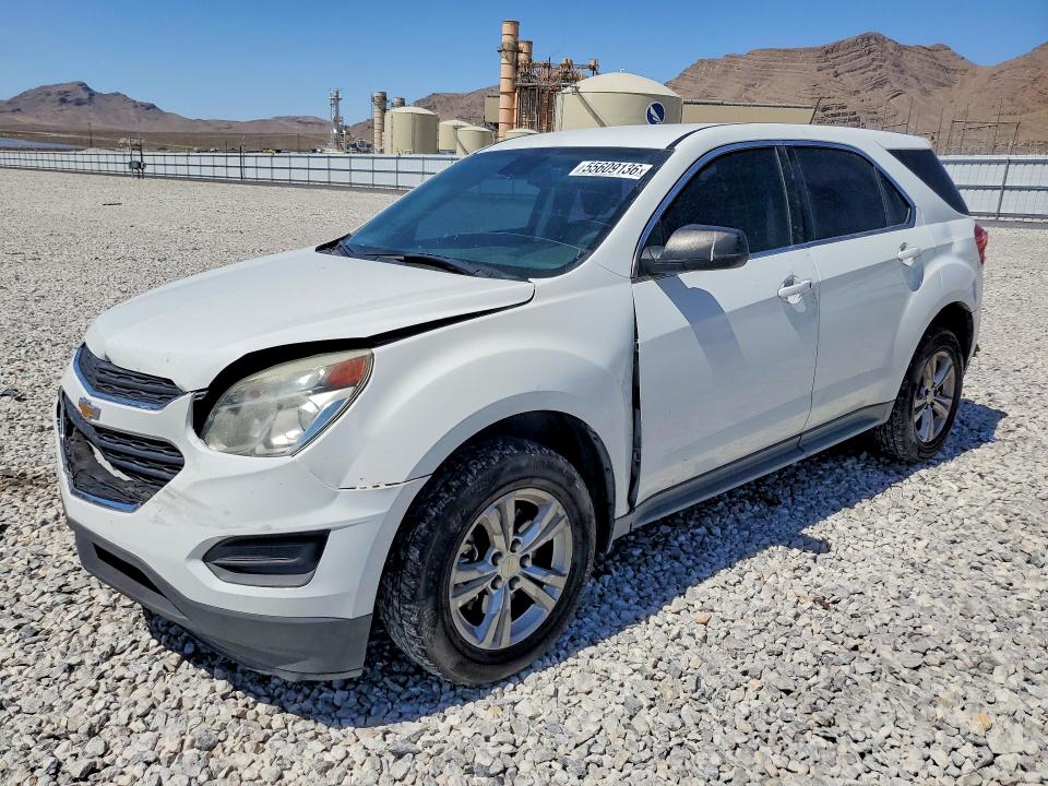 2016 Chevrolet Equinox VIN 1GNALBEK3GZ105727 COPART salvage auction — FRONT END, Nv - Salvage Title, sold $1,150 on 2026-07-22 (photo 1)