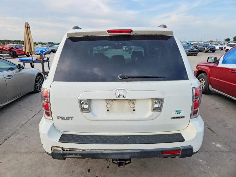 2008 Honda Pilot VIN 5FNYF18448B009523 COPART salvage auction — MINOR DENT/SCRATCHES, Tx - Certificate Of Title, sold $525 on 2026-07-02 (photo 6)