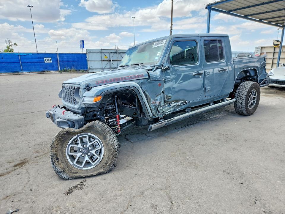 2026 Jeep Gladiator VIN 1C6RJTBG0TL160972 COPART salvage auction — ALL OVER, TX - SALVAGE VEHICLE TITLE (P), sold $11,800 on 2026-08-28 (photo 1)