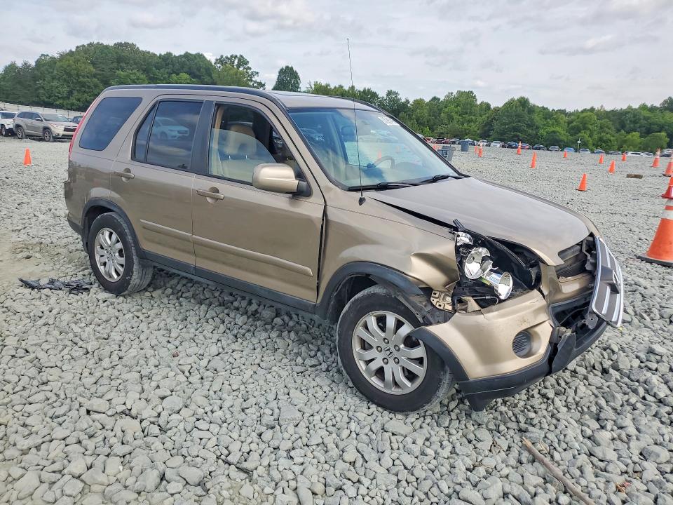 2005 Honda Cr-v VIN JHLRD78935C007377 COPART salvage auction — FRONT END, NC - SALVAGE CERTIFICATE OF TITLE, sold $1,050 on 2026-07-29 (photo 4)