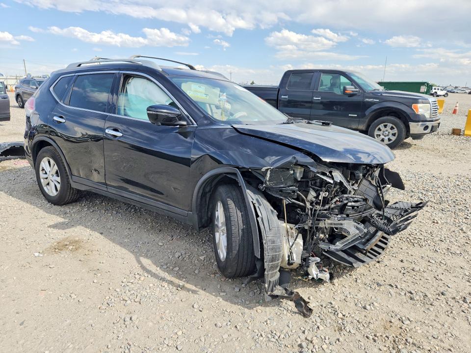 2016 Nissan Rogue VIN 5N1AT2MV7GC809190 COPART salvage auction — FRONT END, Co - Public - Salvage Title, sold $425 on 2026-07-09 (photo 4)