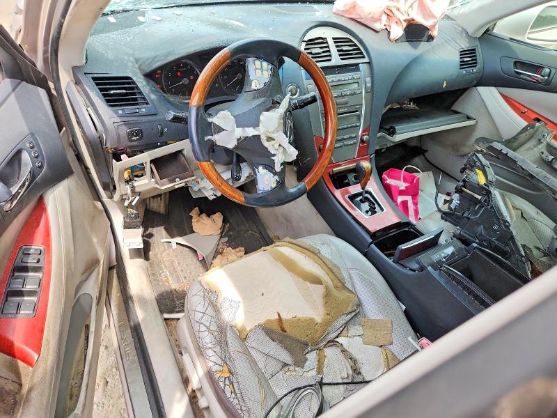 2008 Lexus Es 350 VIN JTHBJ46G782194784 COPART salvage auction — FRONT END, VA - CERT OF TITLE - SALVAGE, sold $275 on 2026-07-14 (photo 8)