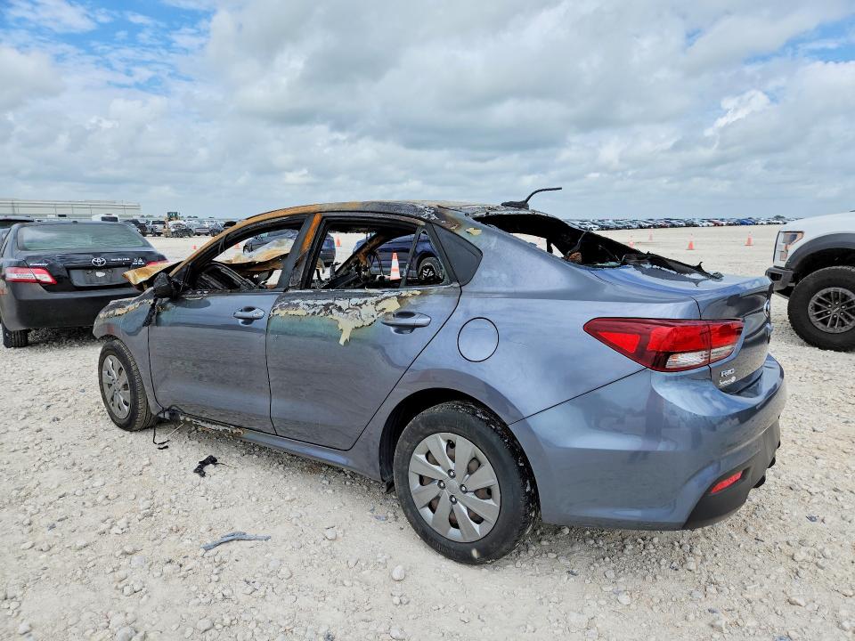 2020 Kia Rio VIN 3KPA24AD7LE337378 COPART salvage auction — BURN, Tx - Nonrepairable Title, sold $60 on 2026-07-09 (photo 2)