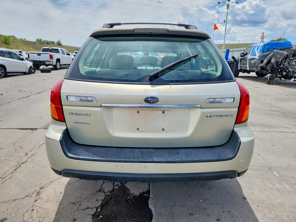 2007 Subaru Outback VIN 4S4BP61C977335514 COPART salvage auction — FRONT END, Co - Certificate Of Title, sold $825 on 2026-07-09 (photo 6)