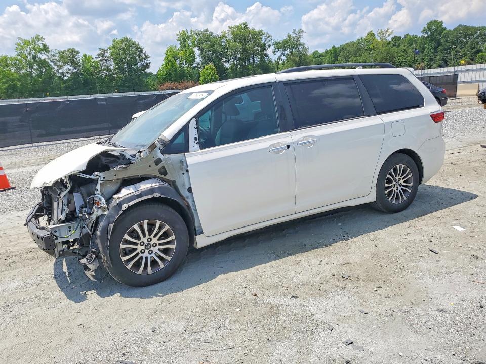 2019 Toyota Sienna VIN 5TDYZ3DC6KS967033 COPART salvage auction — FRONT END, Sc - Cert Of Title-Salvage, sold $4,600 on 2026-07-29 (photo 1)