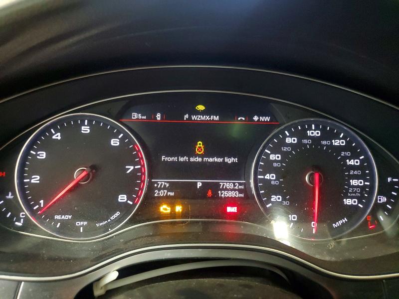 2016 Audi A7 VIN WAUWGAFC4GN009064 COPART salvage auction — FRONT END, Ct - Certificate Of Title, sold $6,300 on 2026-07-09 (photo 9)