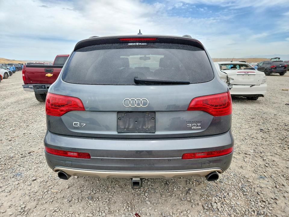 2015 Audi Q7 VIN WA1LGAFE3FD010762 COPART salvage auction — MINOR DENT/SCRATCHES, UT - CERT OF TITLE-REBUILT/RESTORED, sold $1,500 on 2026-07-07 (photo 6)