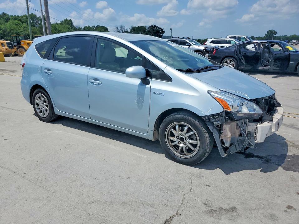 2012 Toyota Prius VIN JTDZN3EU6C3151515 COPART salvage auction — FRONT END, Tn - Cert Of Title-Rebuilt Vehicle, sold $2,050 on 2026-07-13 (photo 4)