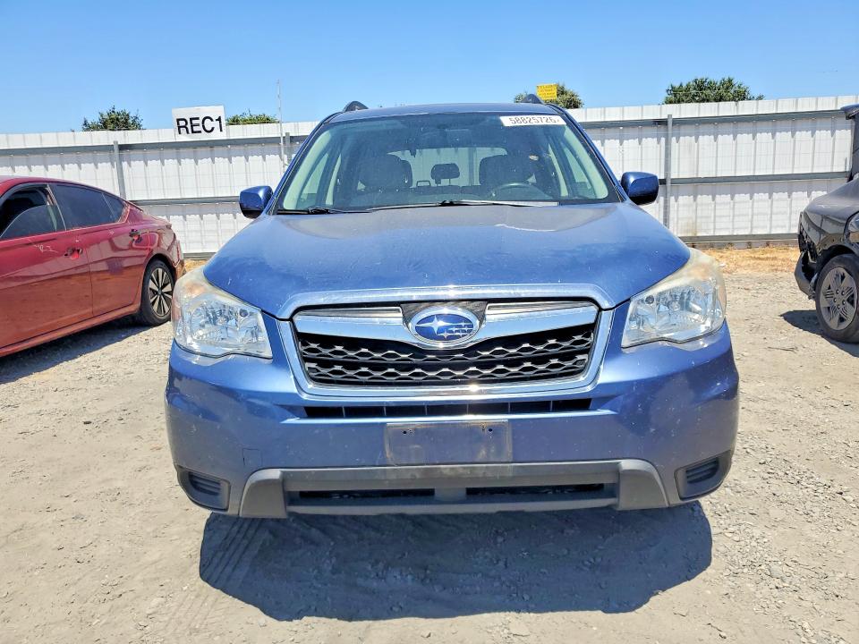 2014 Subaru Forester VIN JF2SJAEC1EH513461 COPART salvage auction — FRONT END, Ca - Salvage Certificate, sold $2,400 on 2026-07-16 (photo 5)