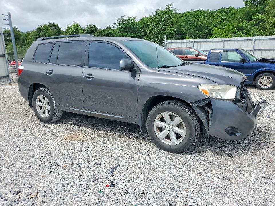 2010 Toyota Highlander VIN 5TDZA3EH2AS004845 COPART salvage auction — FRONT END, Ar - Cert Of Title-Salvage, sold $2,800 on 2026-07-08 (photo 4)