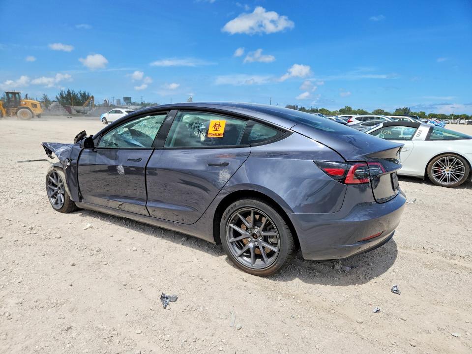 2023 Tesla Model 3 VIN 5YJ3E1EA6PF648783 COPART salvage auction — FRONT END, Md - Certificate Of Title, sold $2,750 on 2026-09-07 (photo 2)