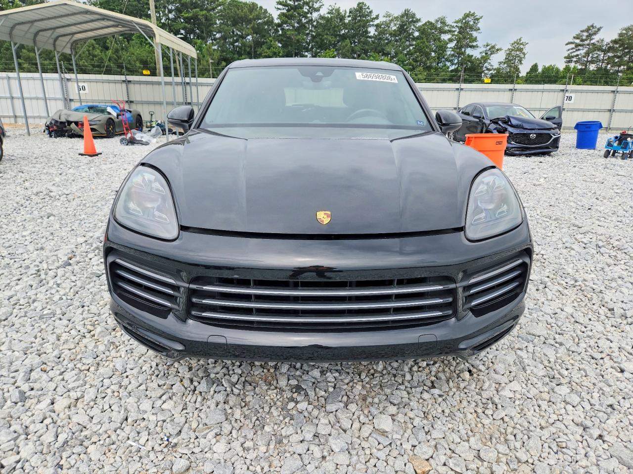 2021 Porsche Cayenne VIN WP1AA2AY8MDA07695 COPART salvage auction — Rear End, GA - CERT OF TITLE-SALVAGE, sold $25,500 on 2026-08-11 (photo 5)