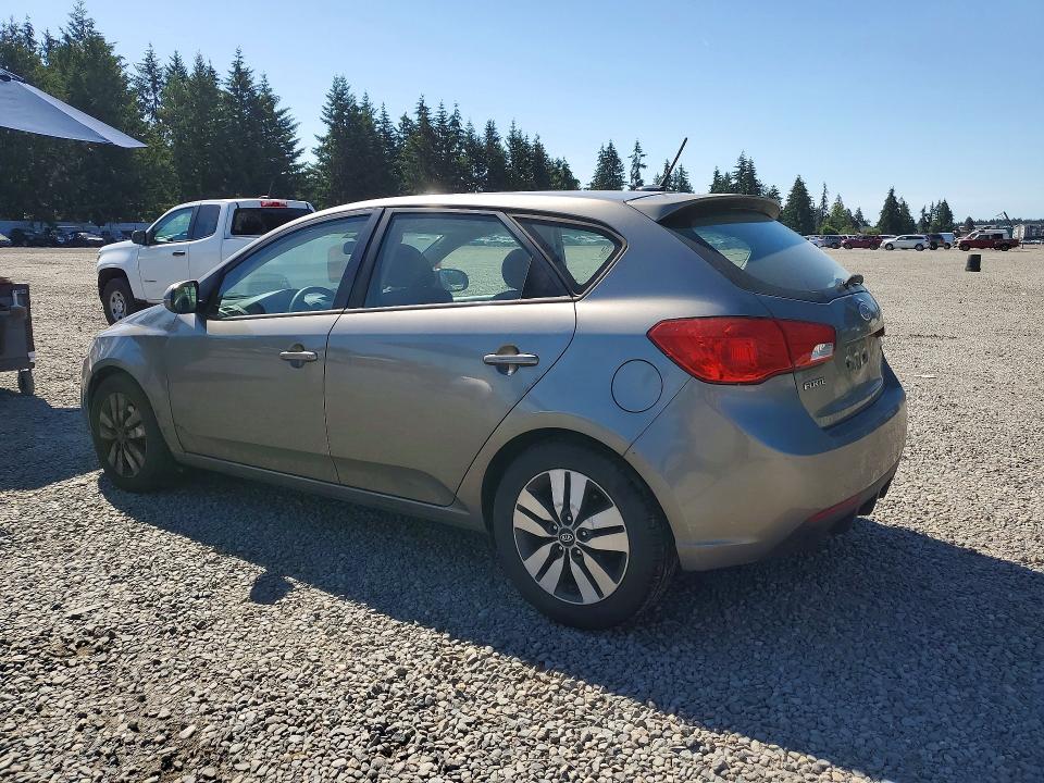 2013 Kia Forte VIN KNAFU5A23D5656050 COPART salvage auction — REAR END, WA - VEHICLE CERT OF OWNERSHIP-TITL, sold $500 on 2026-07-31 (photo 2)