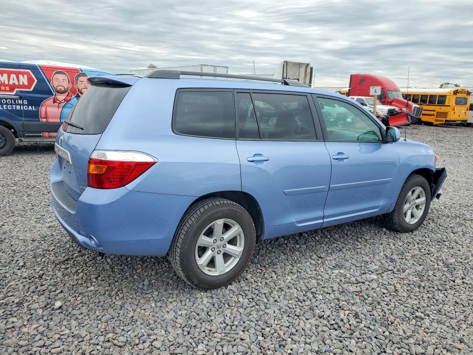 2010 Toyota Highlander VIN 5TDBK3EH2AS019604 COPART salvage auction — FRONT END, In - Cert Of Title-Salvage Title, sold $4,450 on 2026-07-14 (photo 3)
