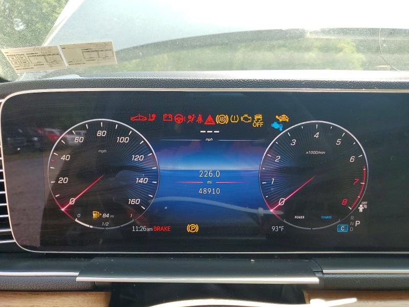 2024 Mercedes-benz Gle VIN 4JGFB4FB2RB011180 COPART salvage auction — FRONT END, Wv - Certificate Of Title, sold $28,750 on 2026-07-21 (photo 9)