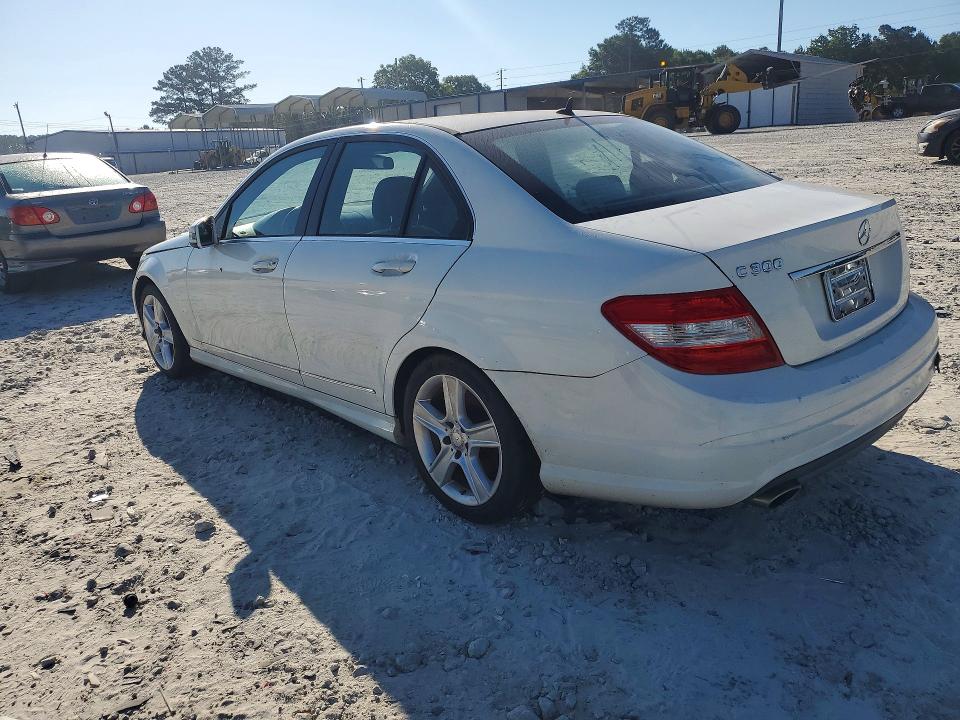2010 Mercedes-benz C class VIN WDDGF5EB0AR107444 COPART salvage auction — FRONT END, Ga - Certificate Of Title, sold $625 on 2026-07-06 (photo 2)