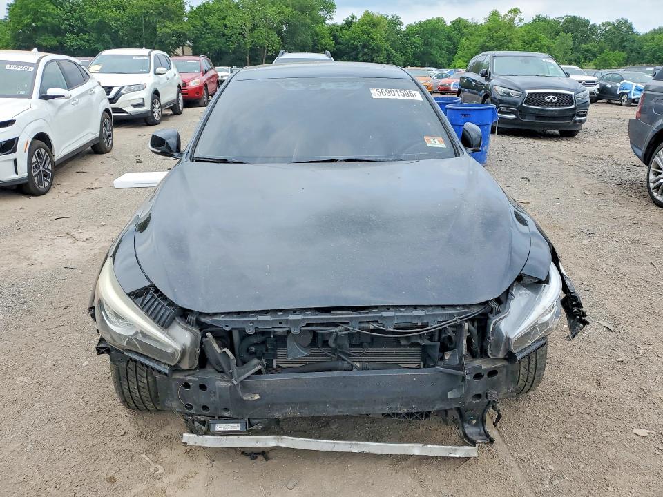 2017 Infiniti Q50 VIN JN1EV7AR8HM834277 COPART salvage auction — FRONT END, Pa - Certificate Of Salvage, sold $3,500 on 2026-07-06 (photo 5)