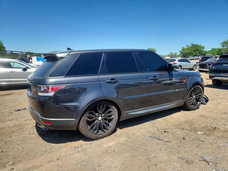 2016 Land rover RANGE ROVER VIN SALWR2EF9GA587580 COPART salvage auction — FRONT END, Wv - Certificate Of Title, sold $6,700 on 2026-07-27 (photo 3)