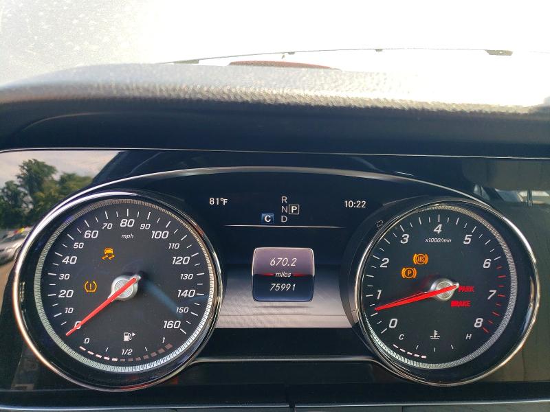 2017 Mercedes-benz E-klasse VIN WDDZF4KB8HA155323 COPART salvage auction — FRONT END, Ct - Cert Of Title-Salvage, sold $6,000 on 2026-07-10 (photo 9)