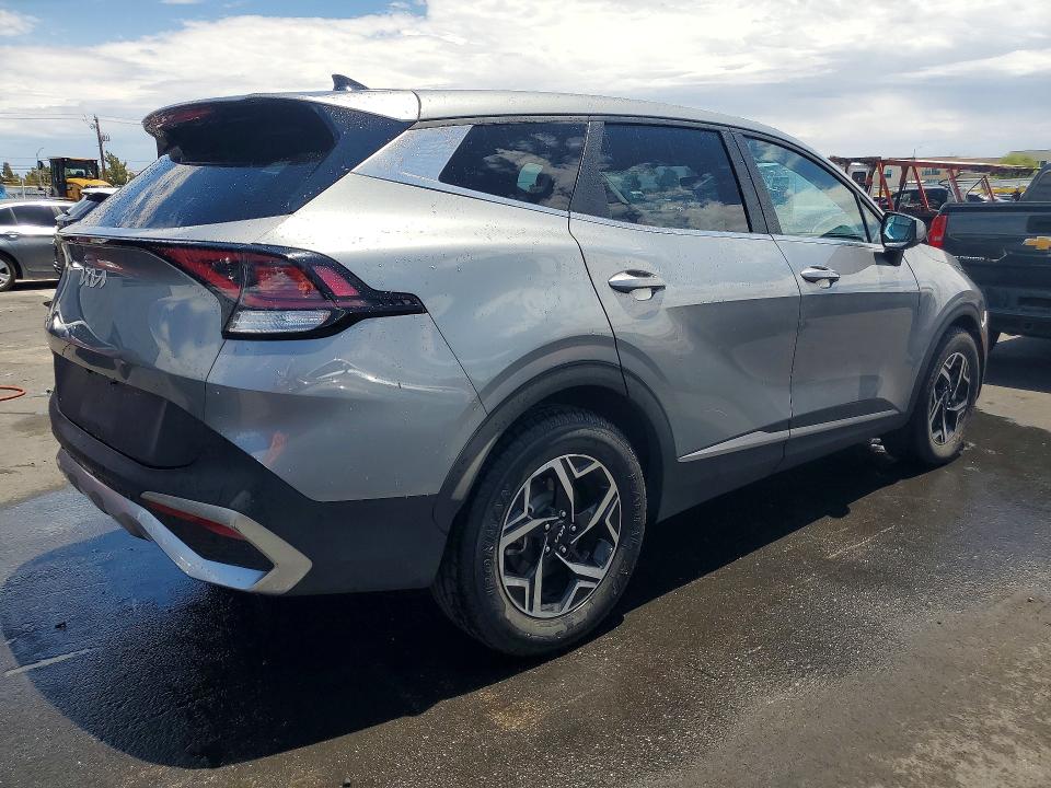 2023 Kia Sportage VIN KNDPU3AF5P7118831 COPART salvage auction — MECHANICAL, NV - CERTIFICATE OF TITLE, sold $7,300 on 2026-07-08 (photo 3)