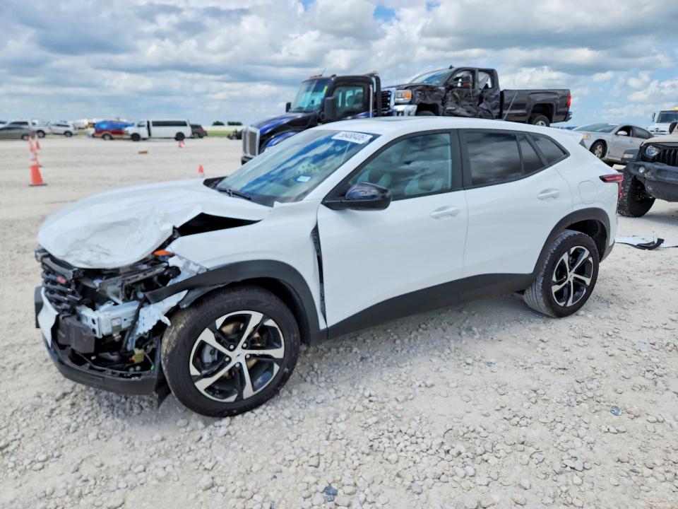 2025 Chevrolet VIN KL77LGEPXSC273241 COPART salvage auction — FRONT END, Tx - Salvage Vehicle Title, sold $5,900 on 2026-07-09 (photo 1)