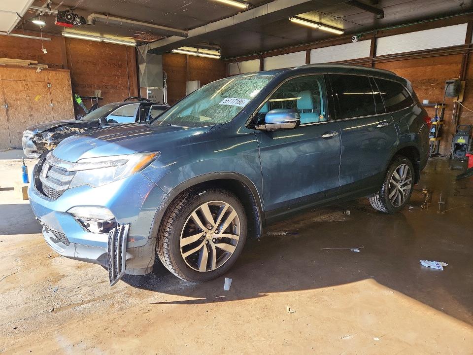 2016 Honda Pilot VIN 5FNYF6H97GB007496 COPART salvage auction — FRONT END, Pa - Certificate Of Salvage, sold $4,100 on 2026-07-02 (photo 1)