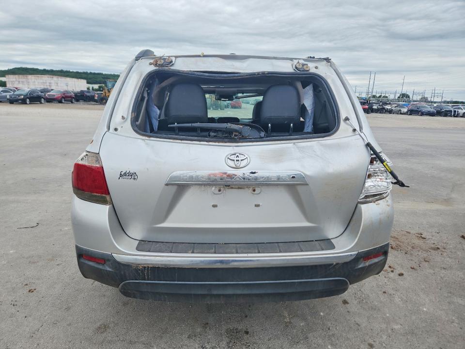 2013 Toyota Highlander VIN 5TDYK3EH9DS129306 COPART salvage auction — ALL OVER, Ok - Cert Of Title-Salvage, sold $2,350 on 2026-07-08 (photo 6)