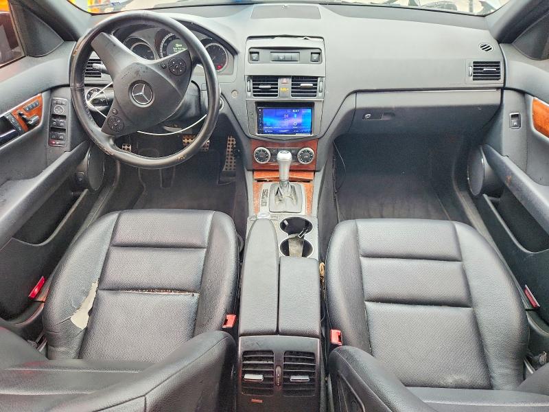 2011 Mercedes-benz C class VIN WDDGF8BB7BR182360 COPART salvage auction — FRONT END, Ma - Cert Of Title-Salvage, sold $475 on 2026-07-09 (photo 8)